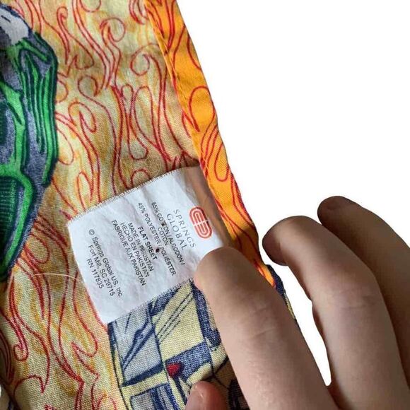 SpringsâGlobalâHot WheelsâTwinâBedâFlatâSheet - Picture 3 of 3